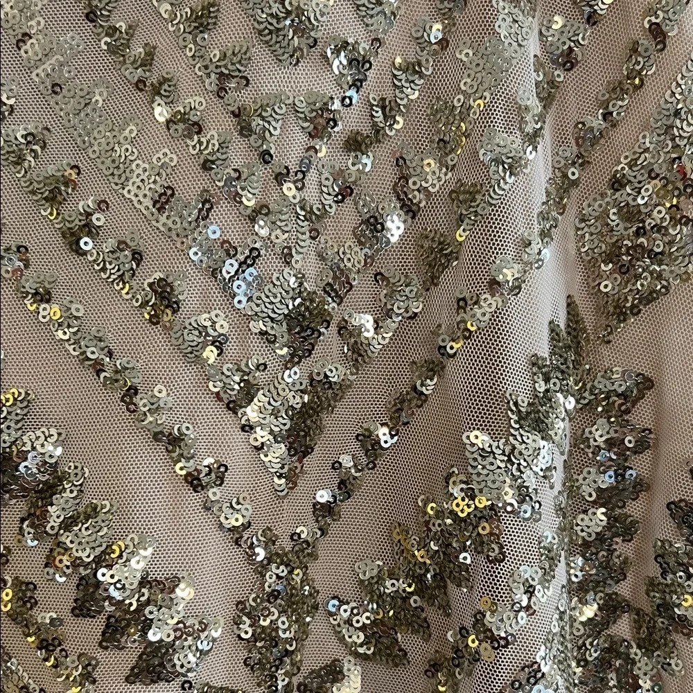 PrettyLittleThing Silver/ gold Embellished Dress - Picture 5 of 10